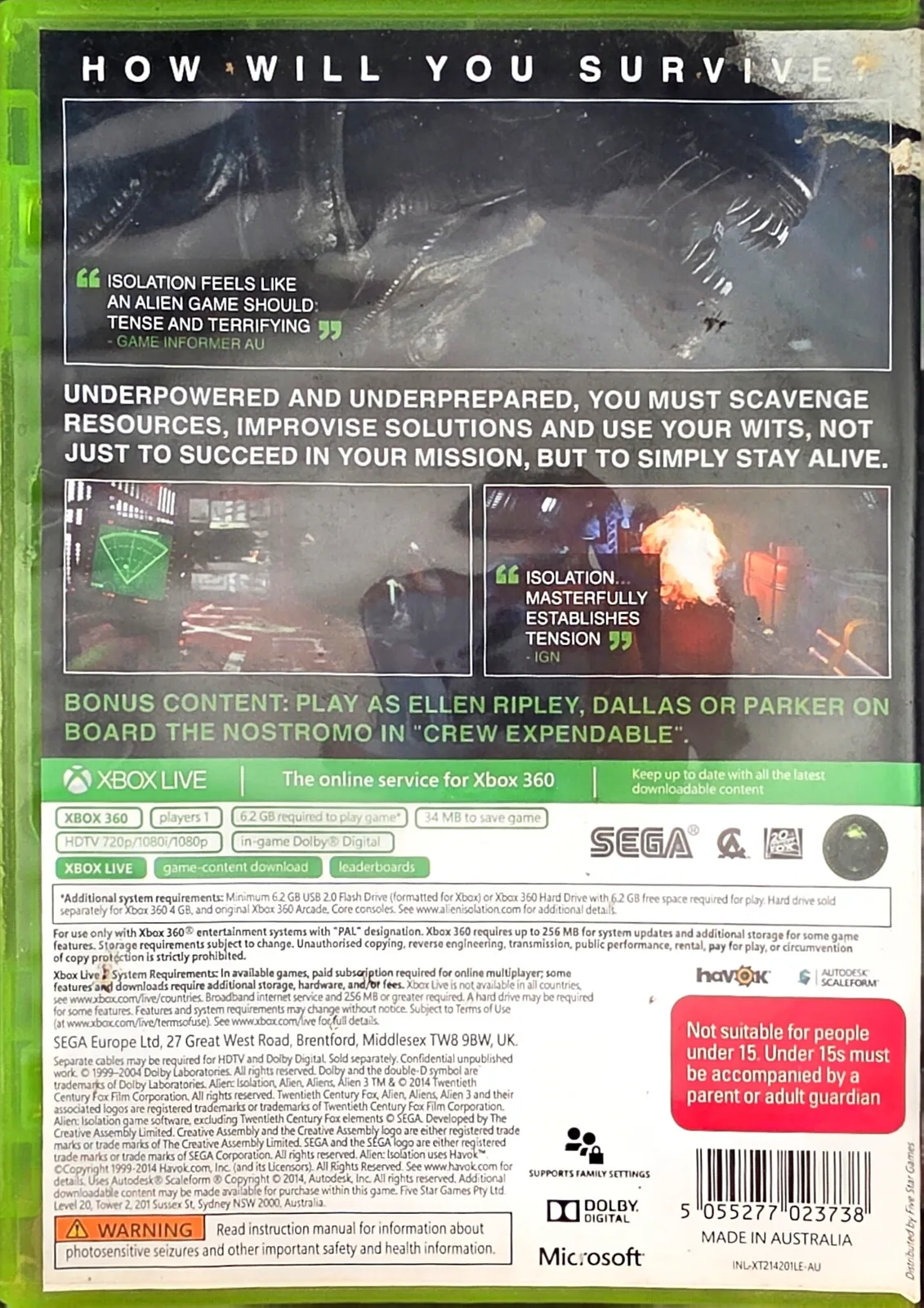 Alien: Isolation, photo 2