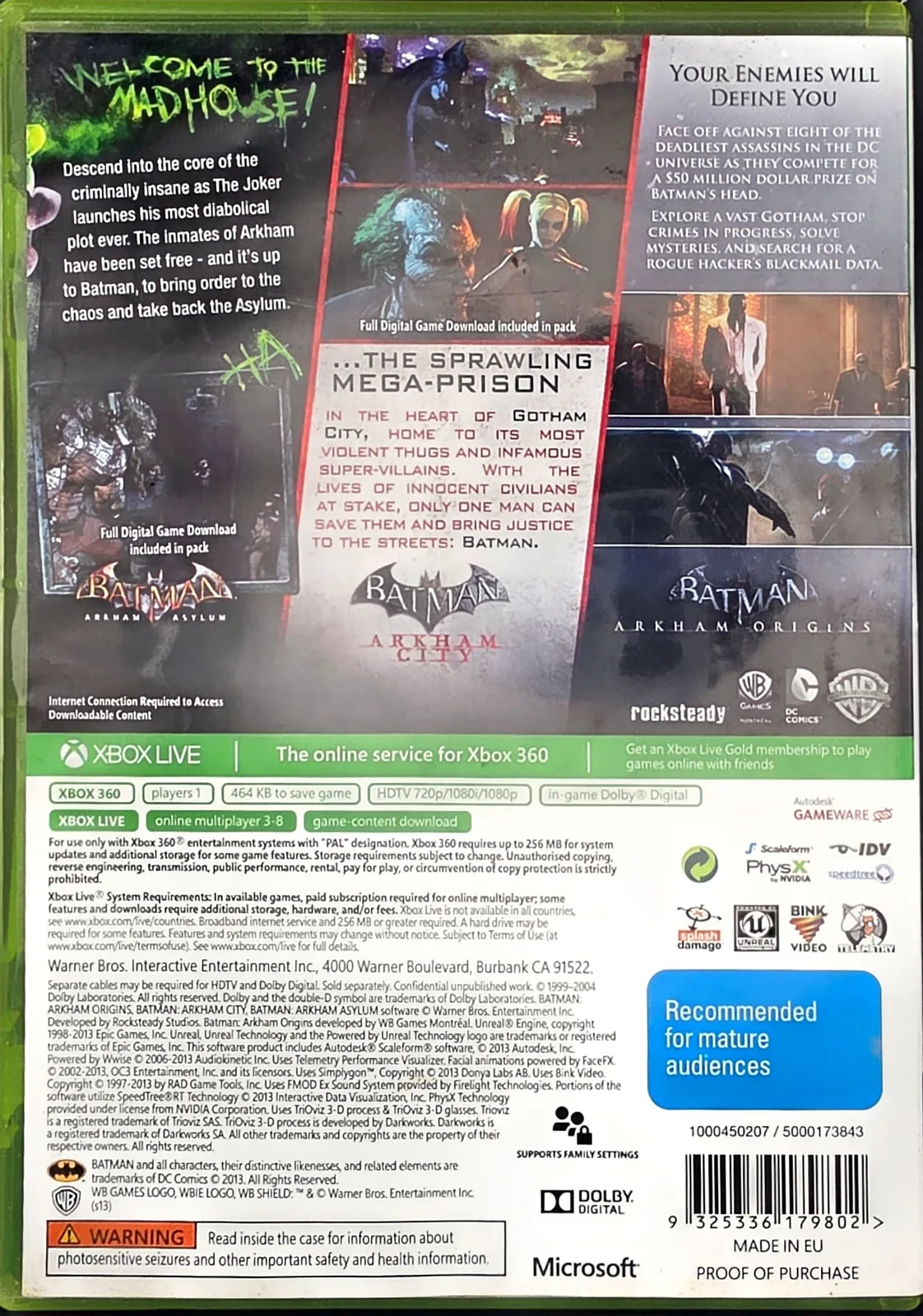 Batman: Arkham Collection, photo 2