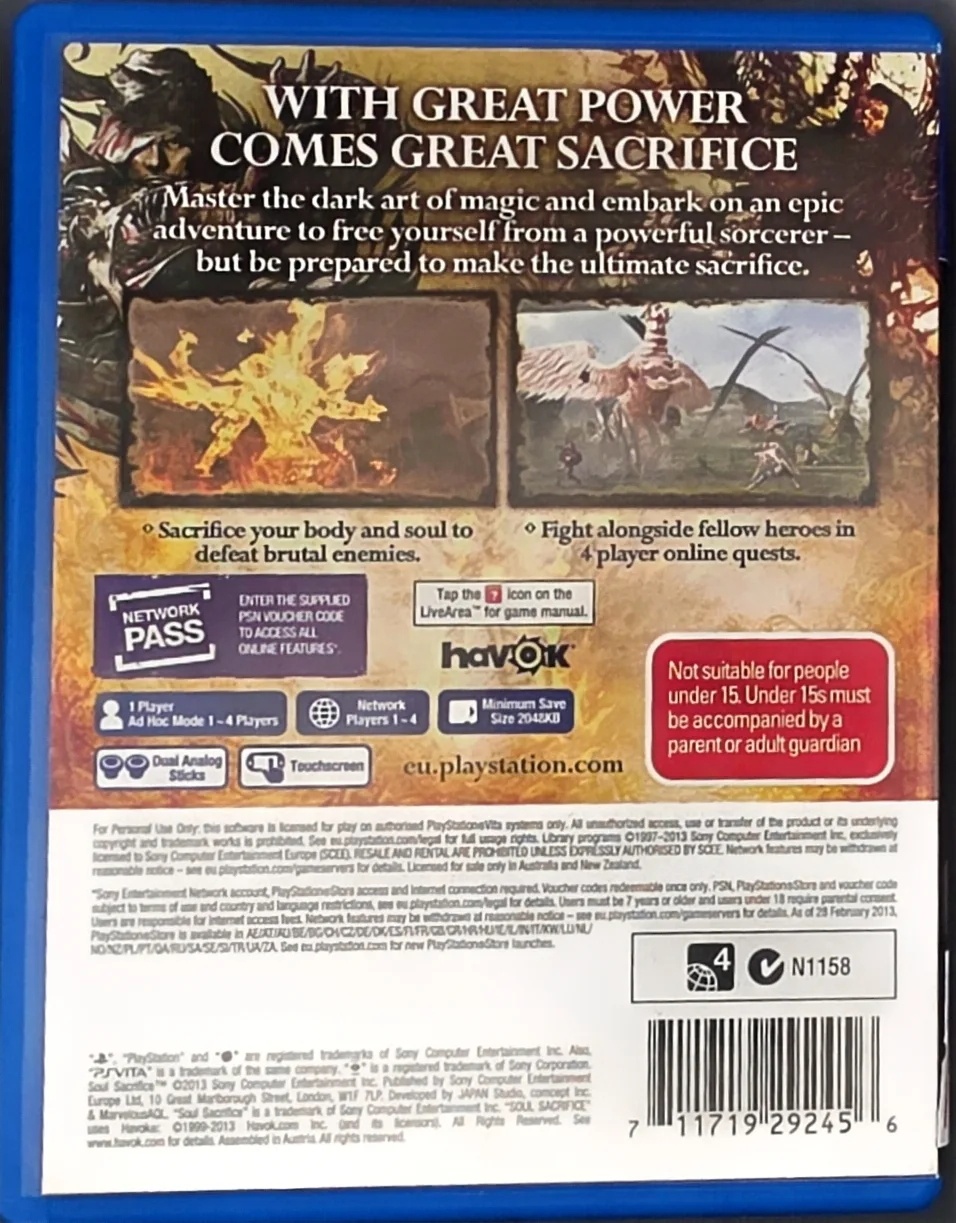 Soul Sacrifice, photo 2