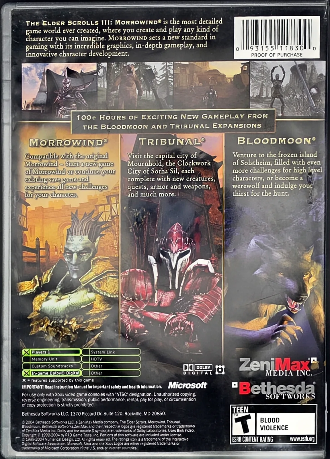 The Elder Scrolls III: Morrowind Game of the Year Edition, photo 2