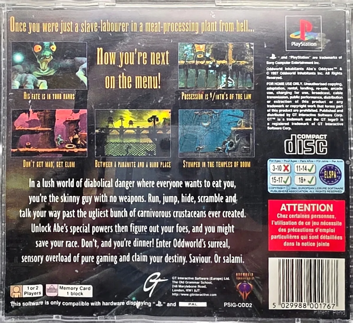 Oddworld: Abe's Oddysee, photo 2