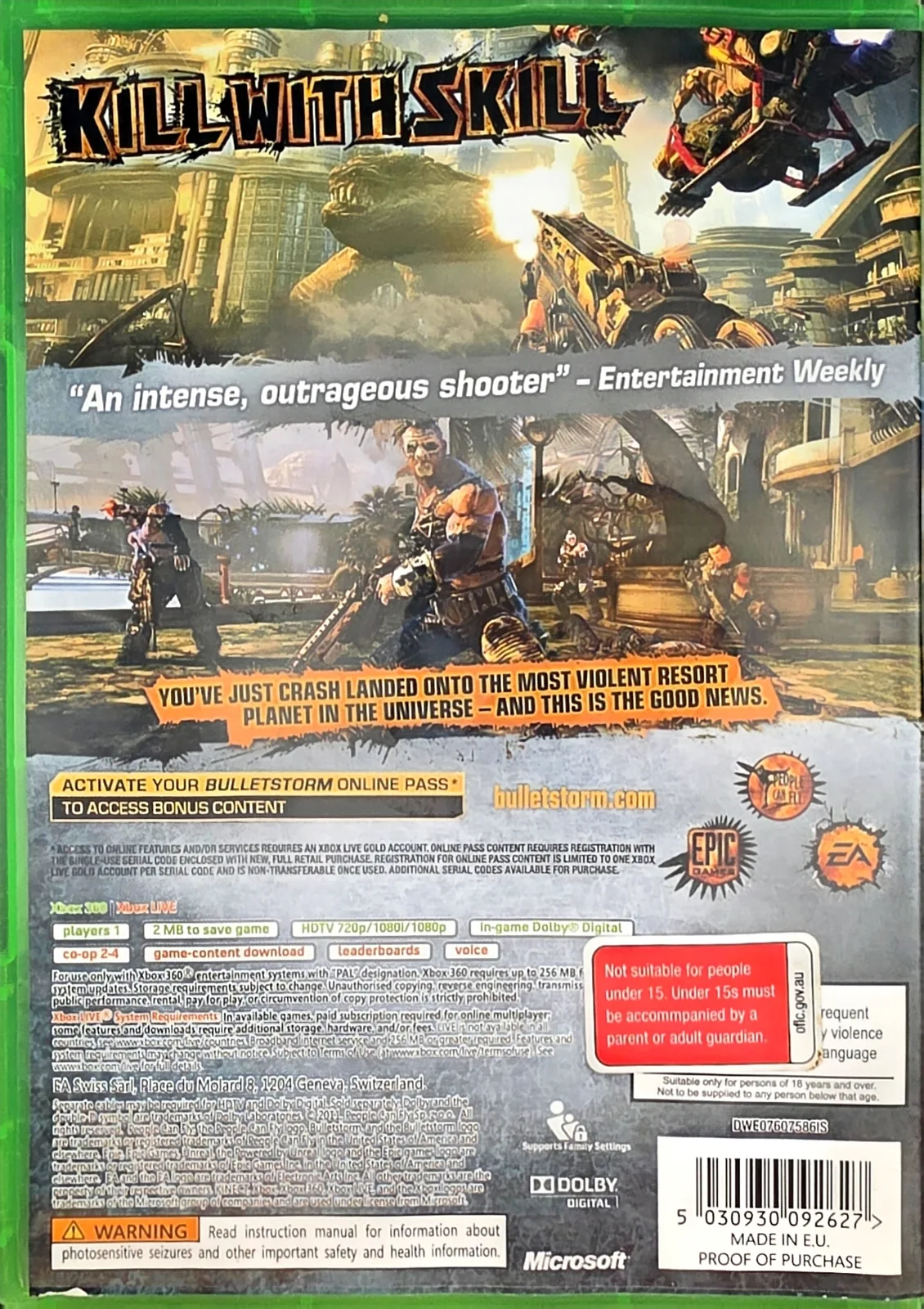 Bulletstorm, photo 2