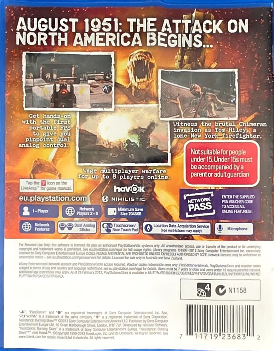Resistance: Burning Skies, photo 2