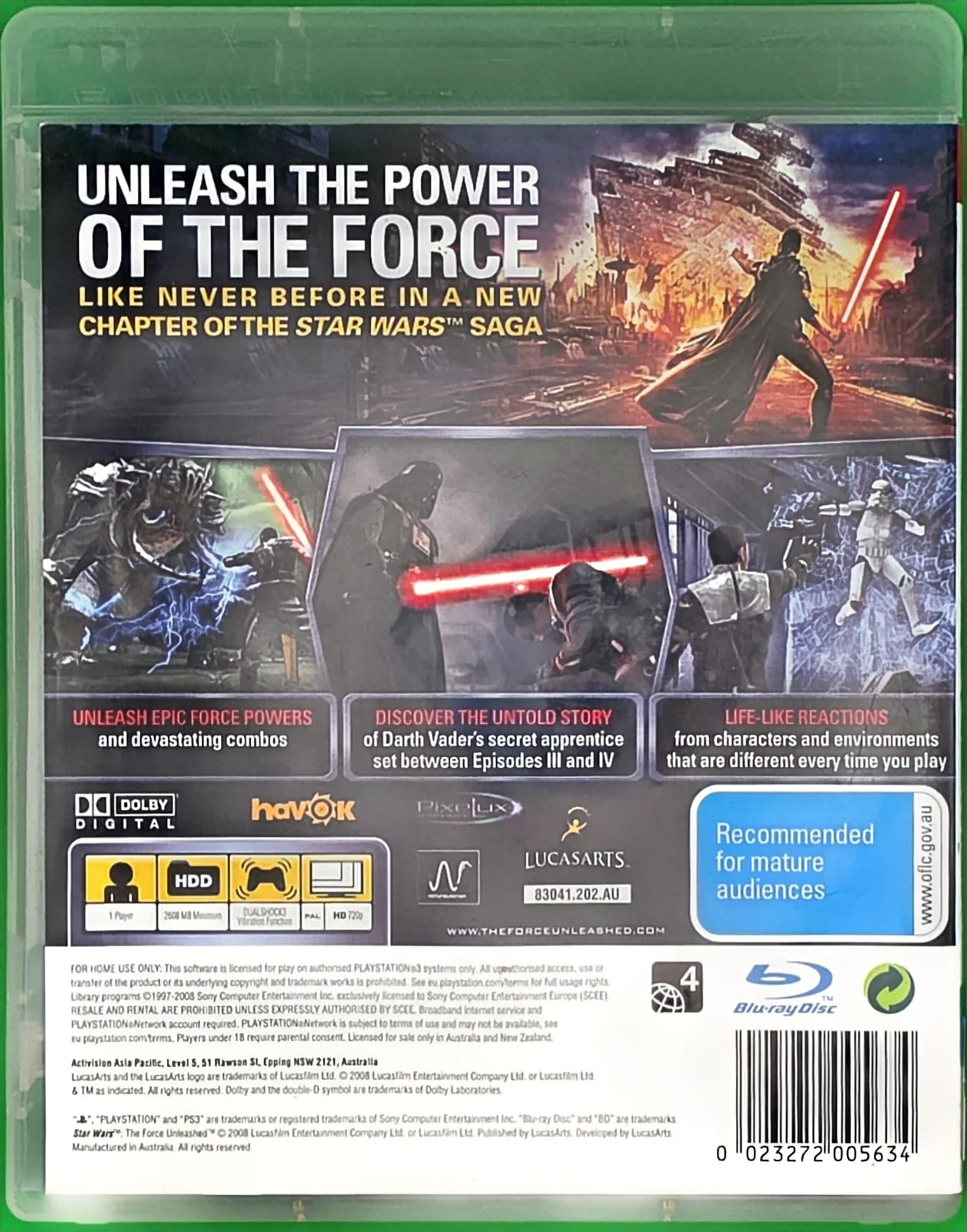 Star Wars: The Force Unleashed, photo 2