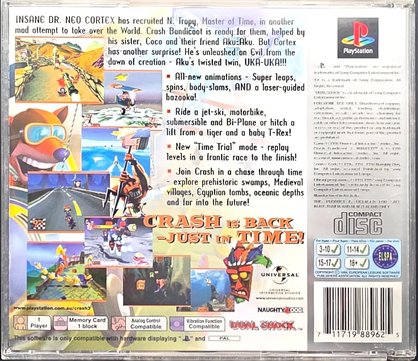 Crash Bandicoot: Warped, photo 2
