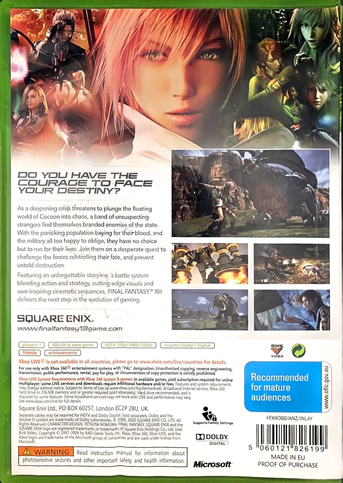 Final Fantasy XIII, photo 2