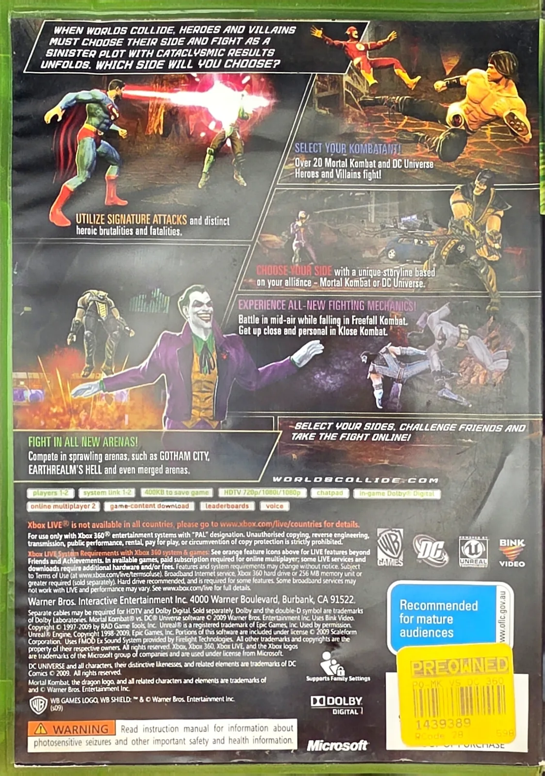 Mortal Kombat vs. DC Universe, photo 2