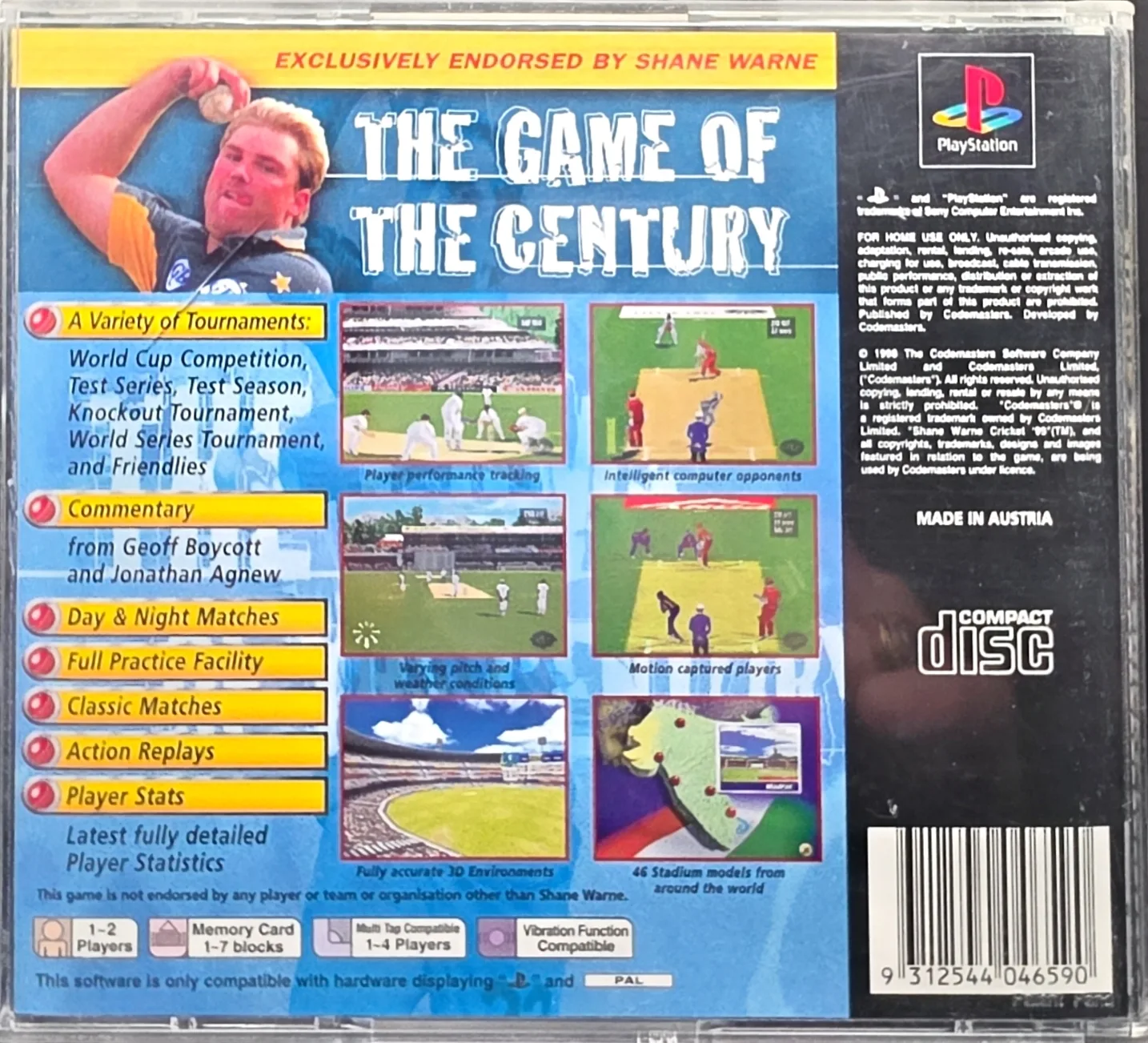 Shane Warne Cricket '99, photo 2