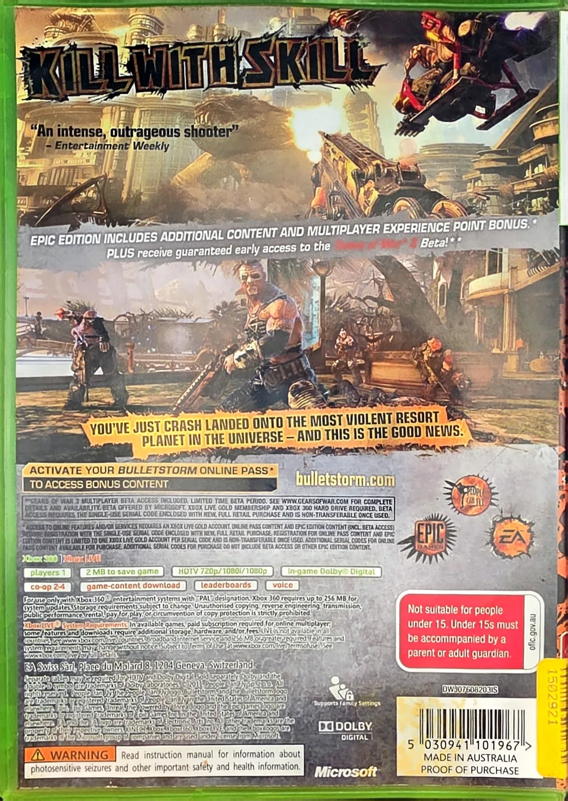 Bulletstorm: Epic Edition, photo 2
