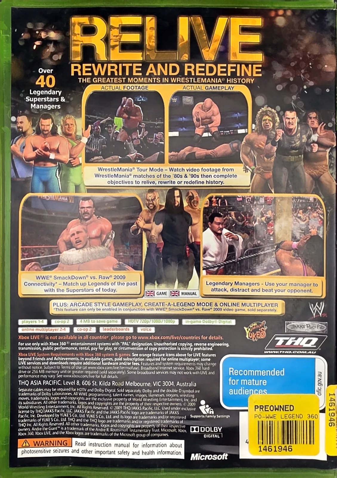 WWE Legends of WrestleMania, photo 2