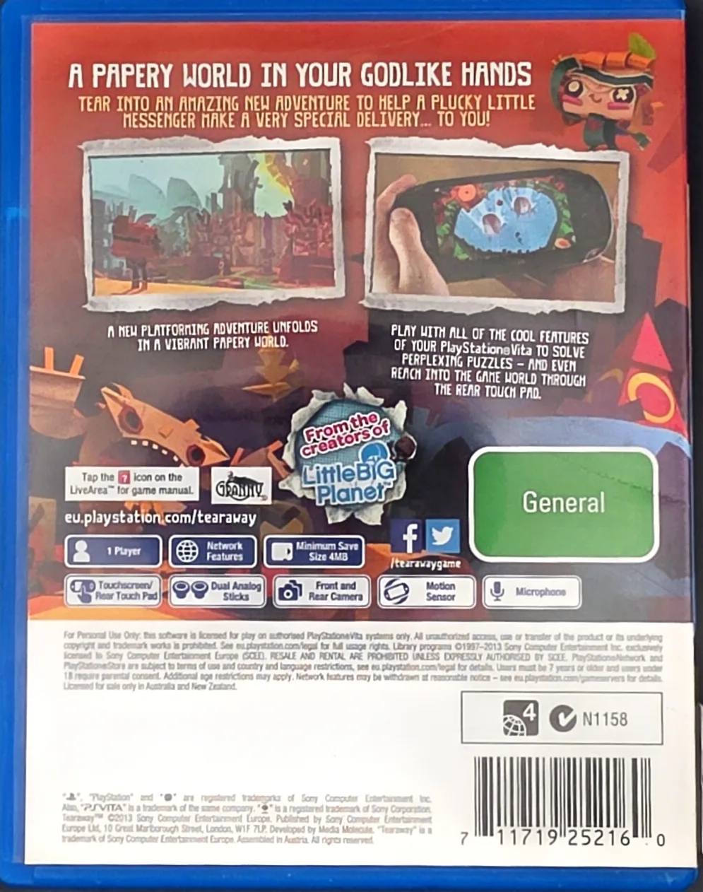 Tearaway, photo 2