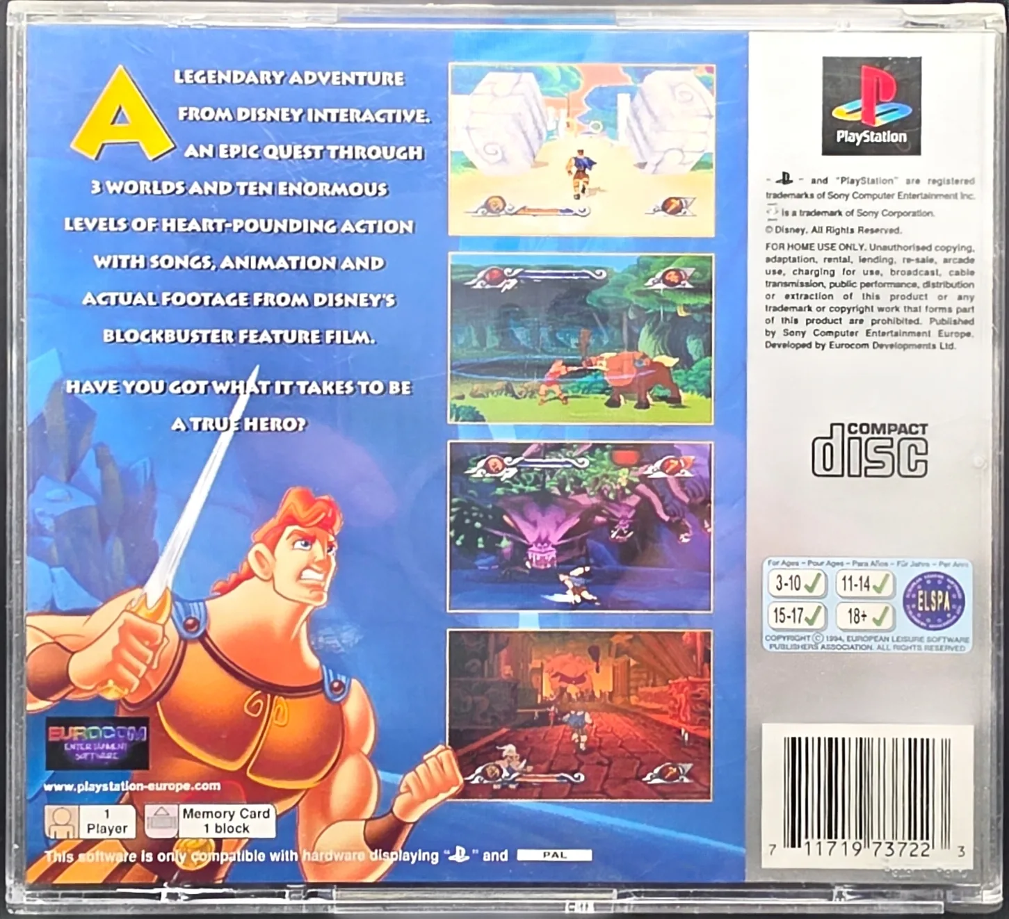 Disney's Action Game Featuring Hercules, photo 2