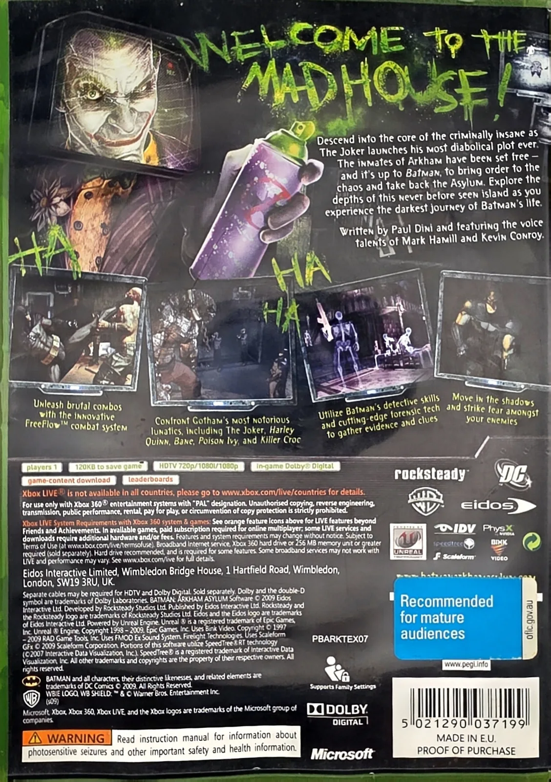 Batman: Arkham Asylum, photo 2