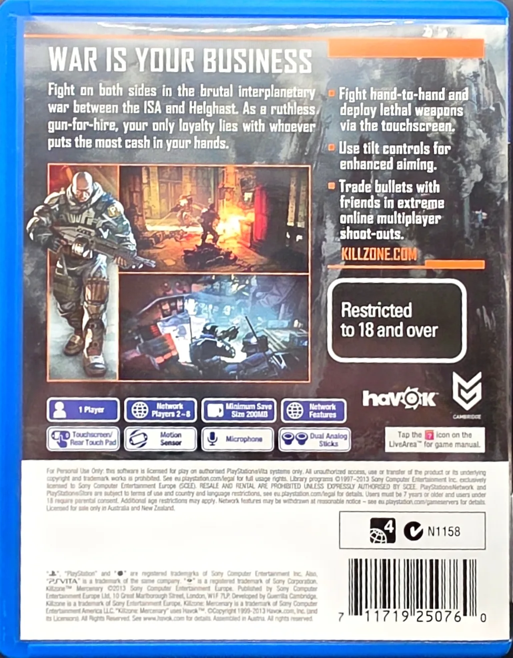 Killzone: Mercenary, photo 2